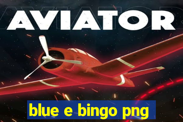 blue e bingo png